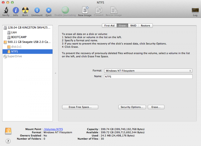 NTFS Paragon